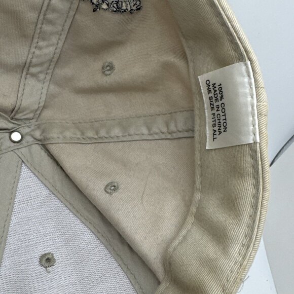 Mercury Marine DockStore Hat Cap Tan/Black Adjustable Strapback GR15 - Picture 5 of 5